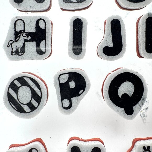 Fun Stampers Journey Full Alphabet Animal Rubber Stamps Crafting Card Making - Picture 6 of 10